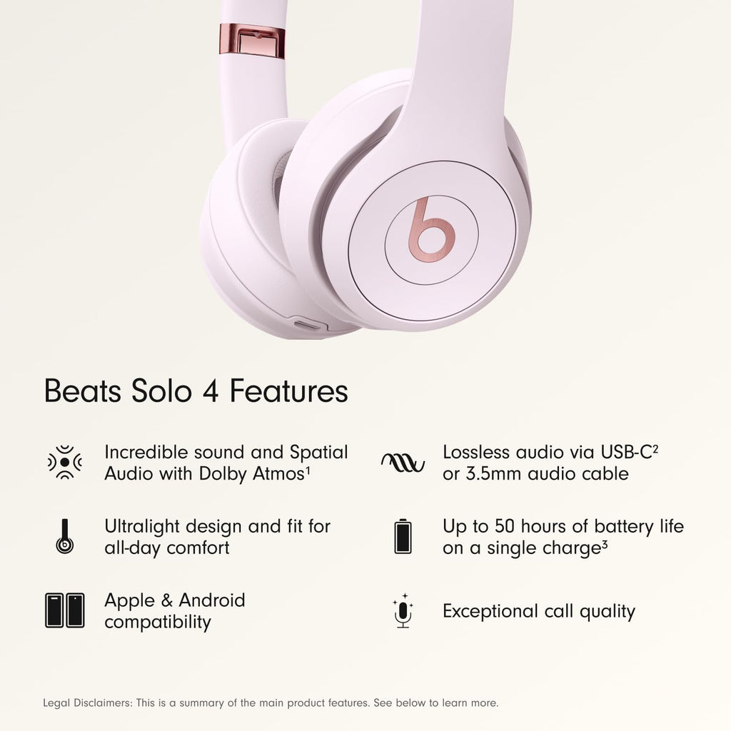 BEATS SOLO 4 – ROSADO NUBE 🎧