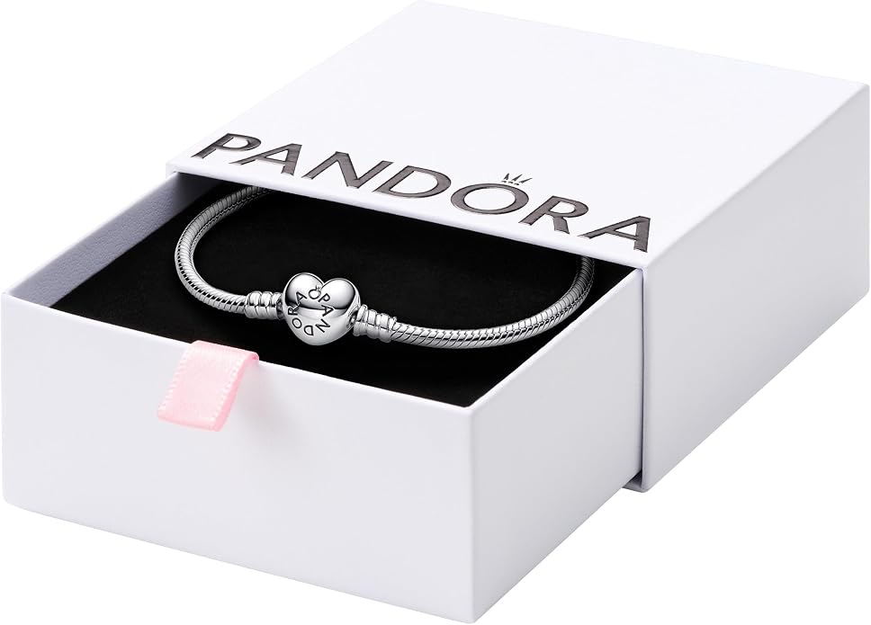 PANDORA MOMENTS – PULSERA CON CIERRE DE CORAZÓN
