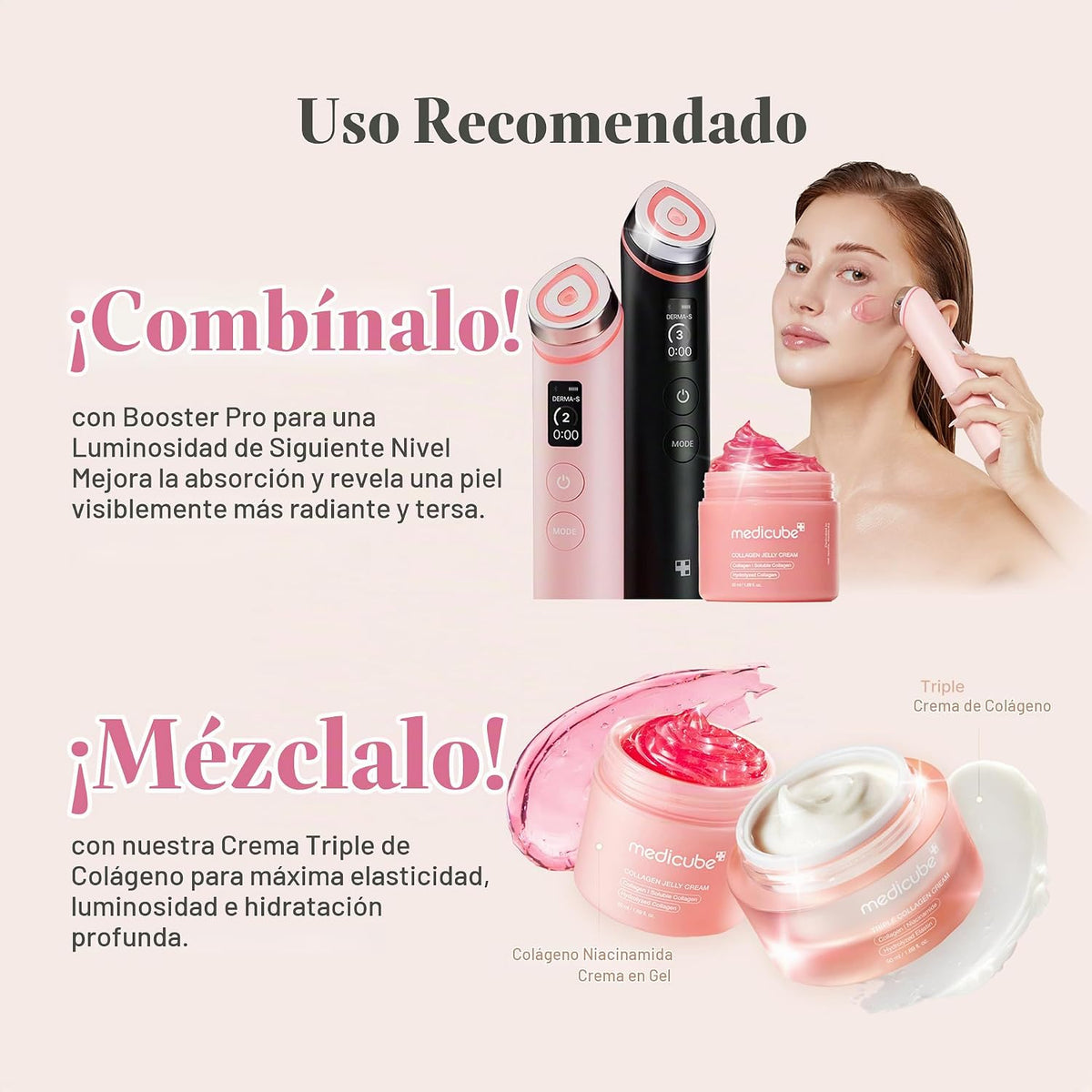 medicube Crema de gelatina con colágeno y niacinamida